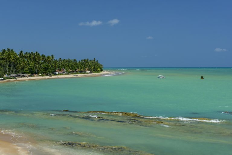 Japaratinga Beach, Alagoas, Brazil on February 10, 2022. Northeast Brazil