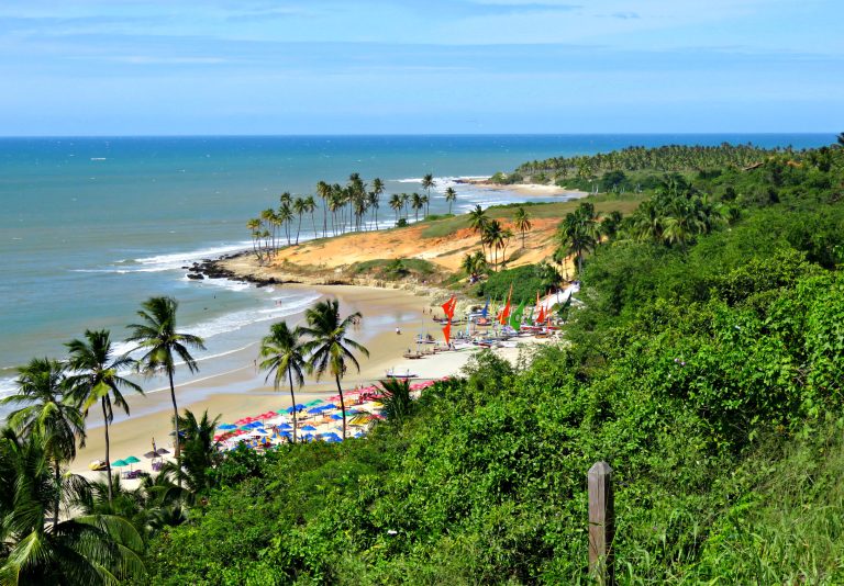 View,Of,The,Famous,Beach,Of,Lagoinha,In,Brazil