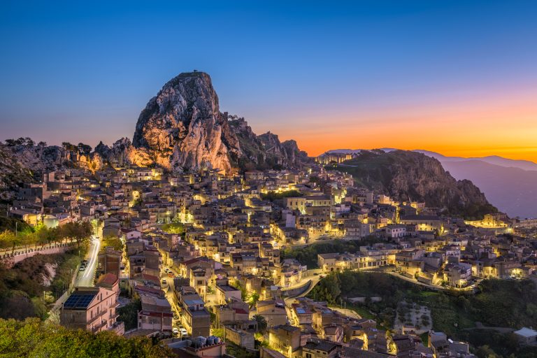 Caltabellota, Italy at Dawn